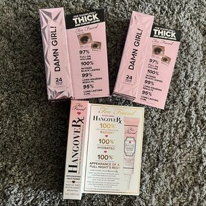 NIB- Too Faced Travel Bundle- Damn Girl & HangoveRx